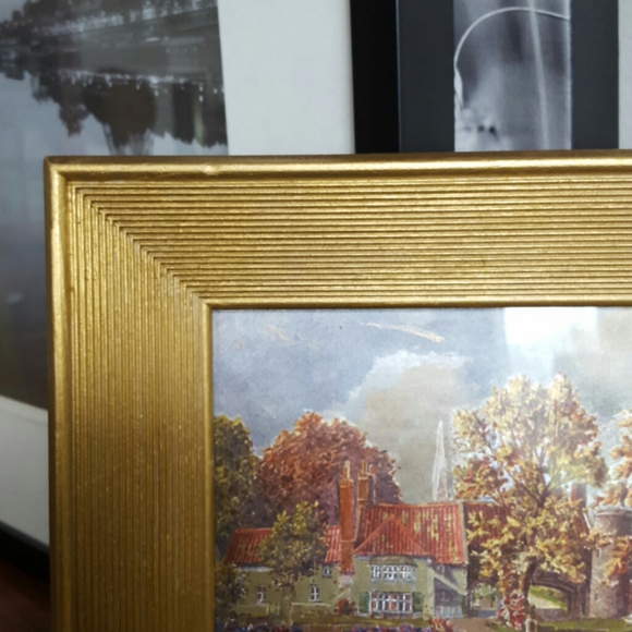 FRANKLIN PICTURE FRAME CO Wall Decor Vintage Framed Franklin Foil